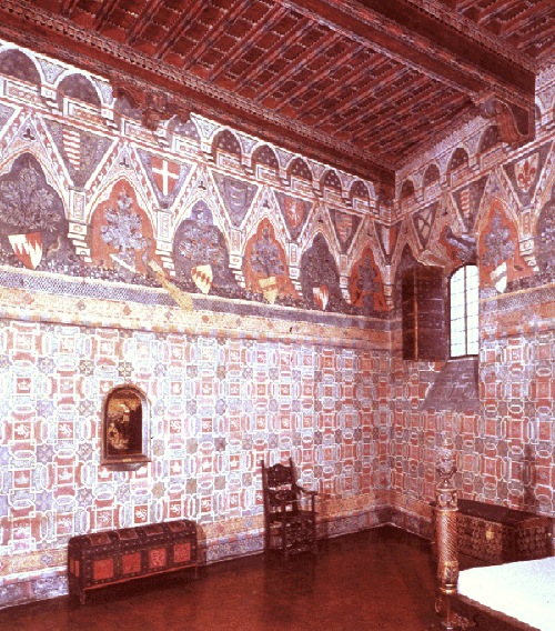 Interior of the Sala dei Pappagalli
