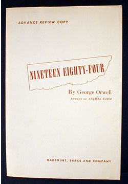 Nineteen Eight-Four, 1st American edition, advance review copy