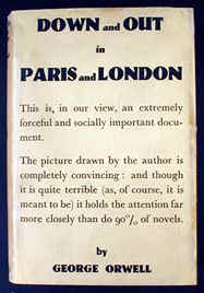 Down and Out in Paris and London, 1st edition, 1st printing
