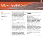 Fellowships at Brown website