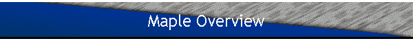 Maple Overview