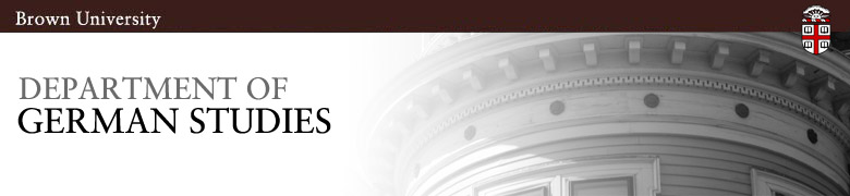 Brown University German Studies