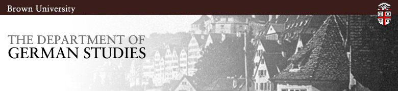 Brown University German Studies