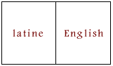 latine-English