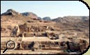 Photograph of the Petra Great Temple at the close of the 2003 Excavations, looking south