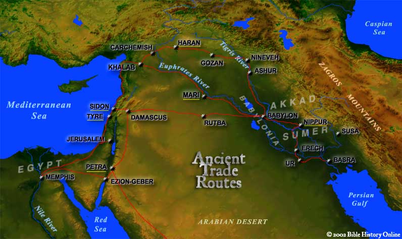 modern mesopotamia map