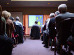 In 2002, Brown hosted the first international conference on the archaeology of Qumran, site of the Dead Sea Scrolls.