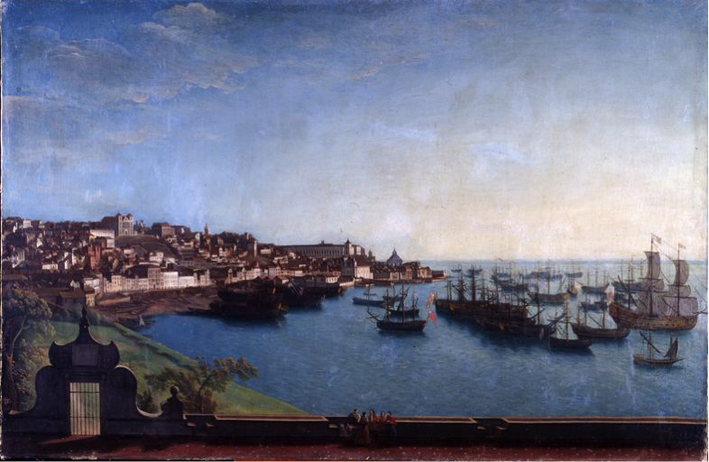 Fig. 7. Anonymous – Lisbon viewed from the Palace of the Marquis of Abrantes. First half of the eighteenth century. ã Collection of the Museum of Lisbon | CML | EGEAC, MC.PIN.264.