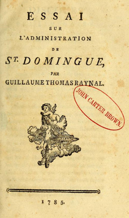 Essai sur l'administration de St. Domingue.