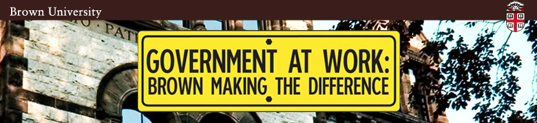 Government at Work: Brown Making the Difference