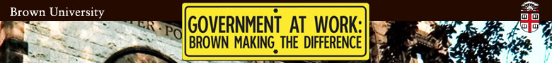 Government at Work: Brown Making the Difference
