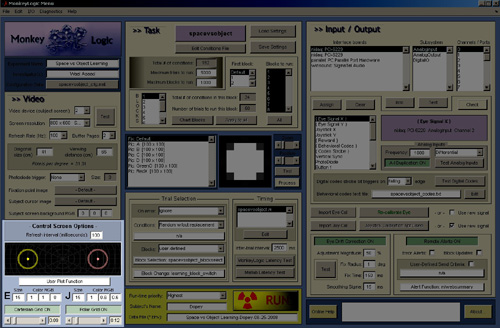 control screen options