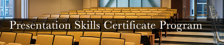 Presentation Skills Certificate Program