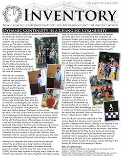 Fall 2019/Winter 2020 Issue of Inventory