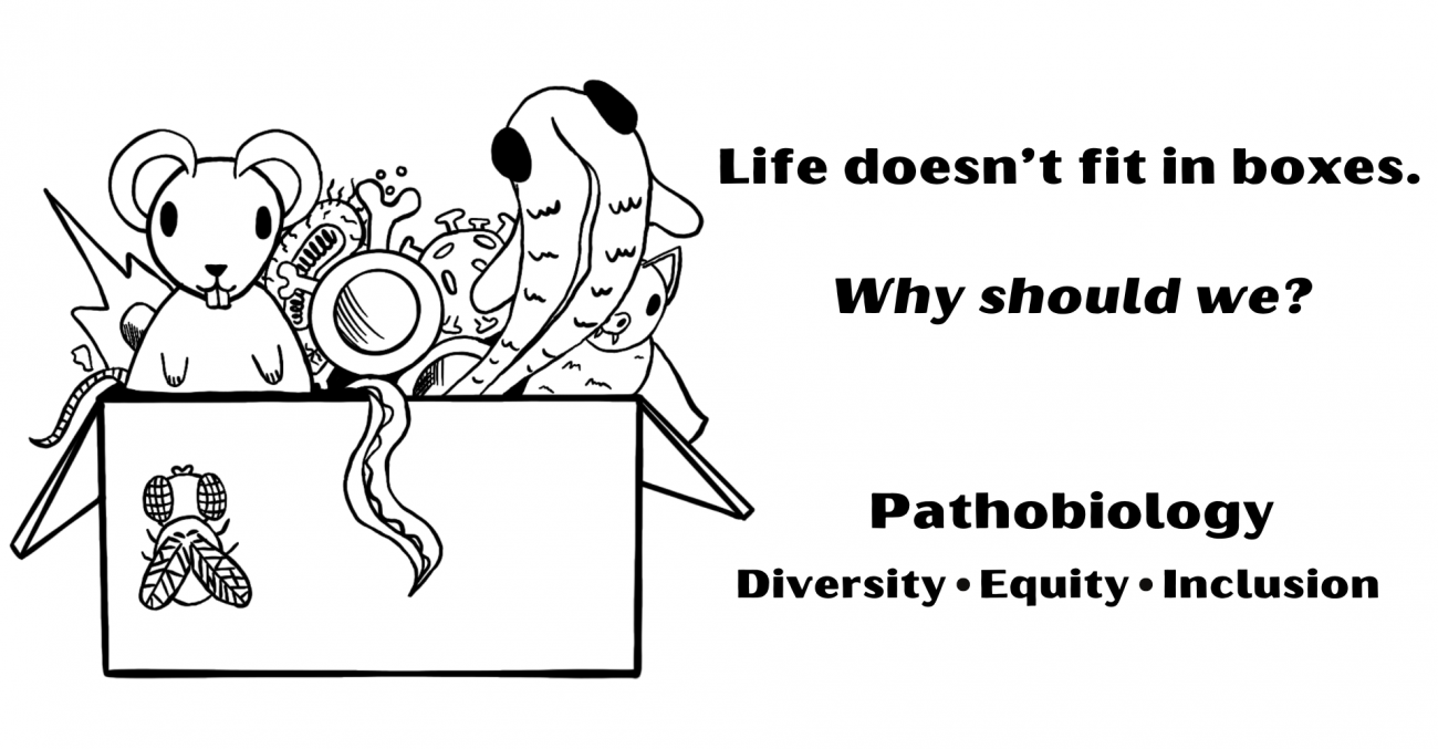 Life doesn’t fit in boxes. Why Should We? Pathobiology: Diversity, Equity, and Inclusion