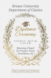 Invitation - Commencement Diploma Ceremony