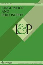 Linguistics and Philosophy