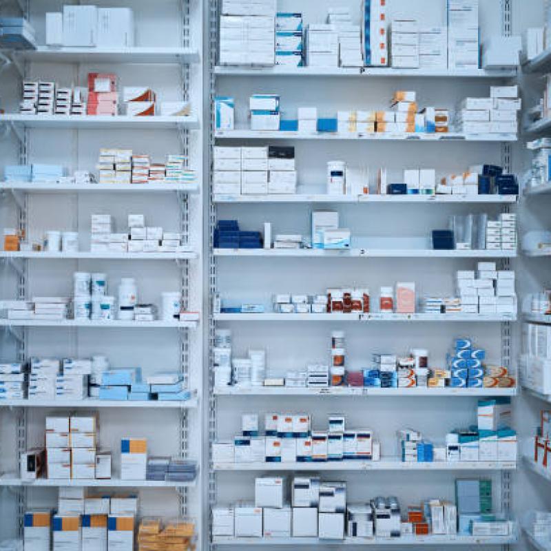 Image of drugstore shelves