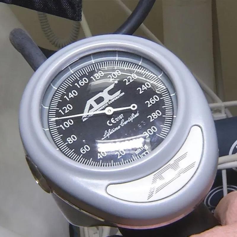 Photo of blood pressure gauge