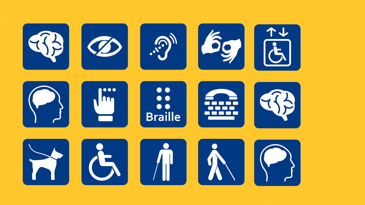 Disability icons