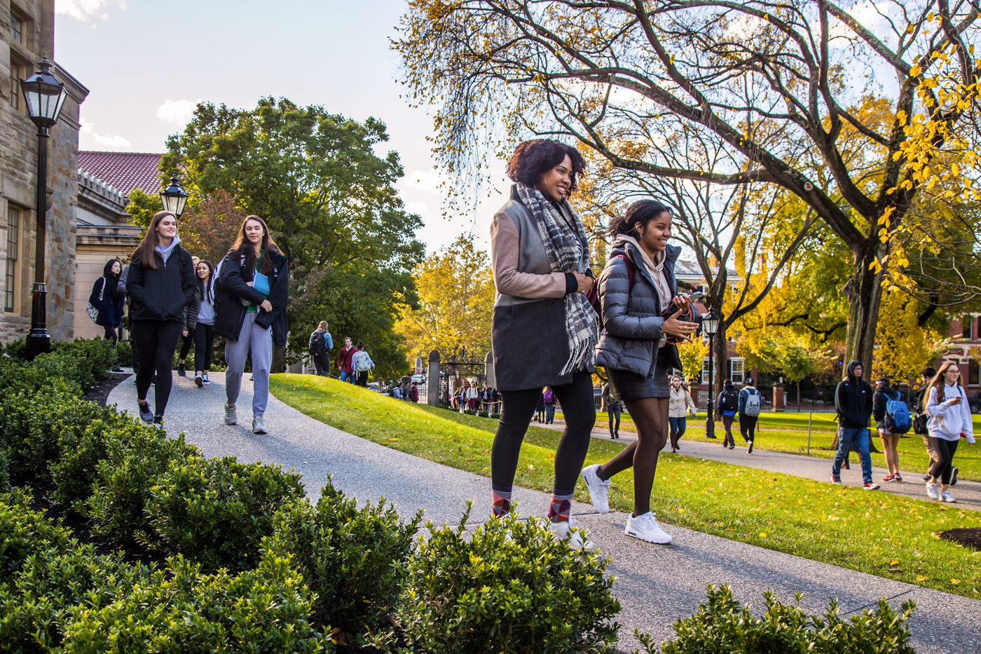 Students on Main Green