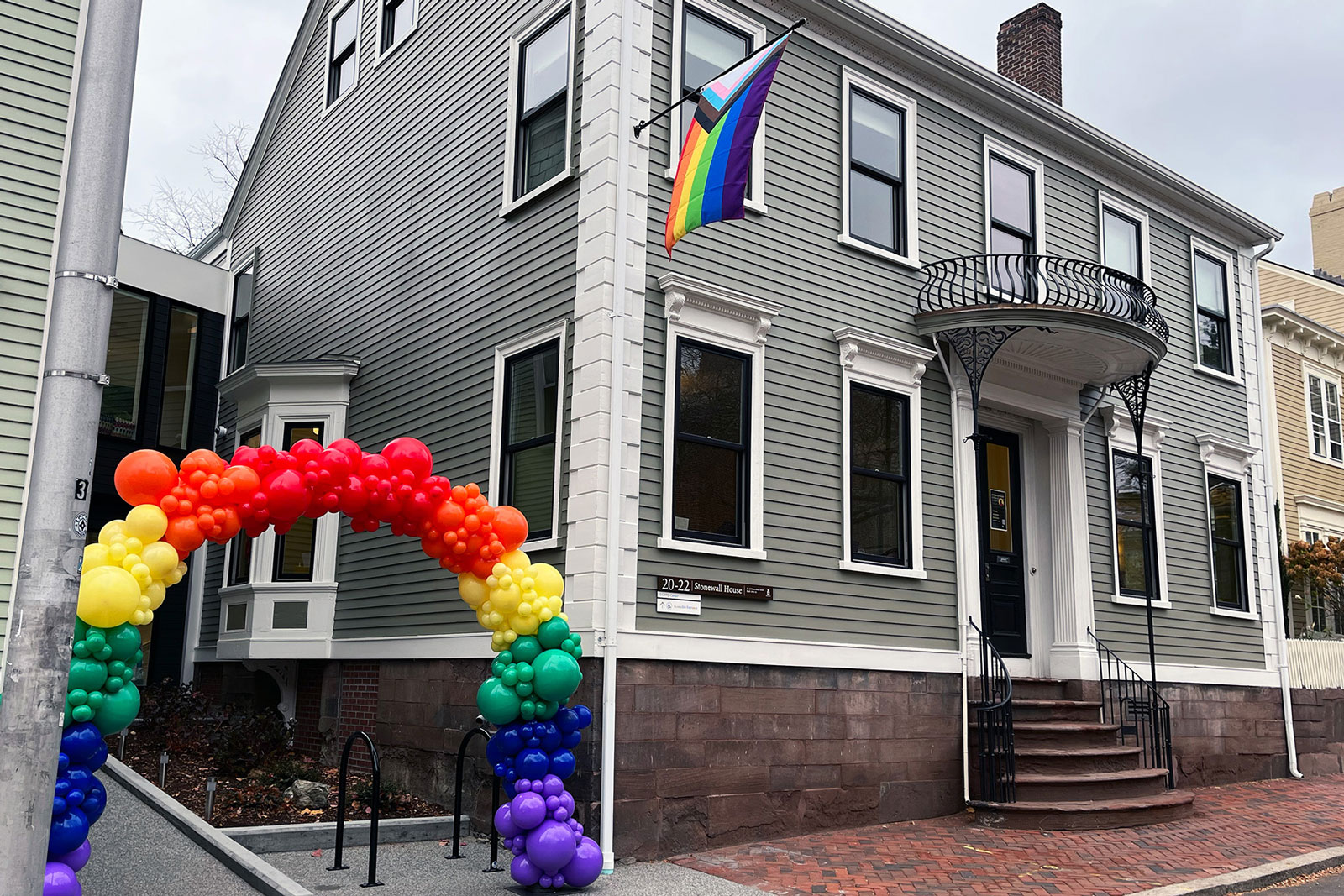 Exterior shot of Stonewall House