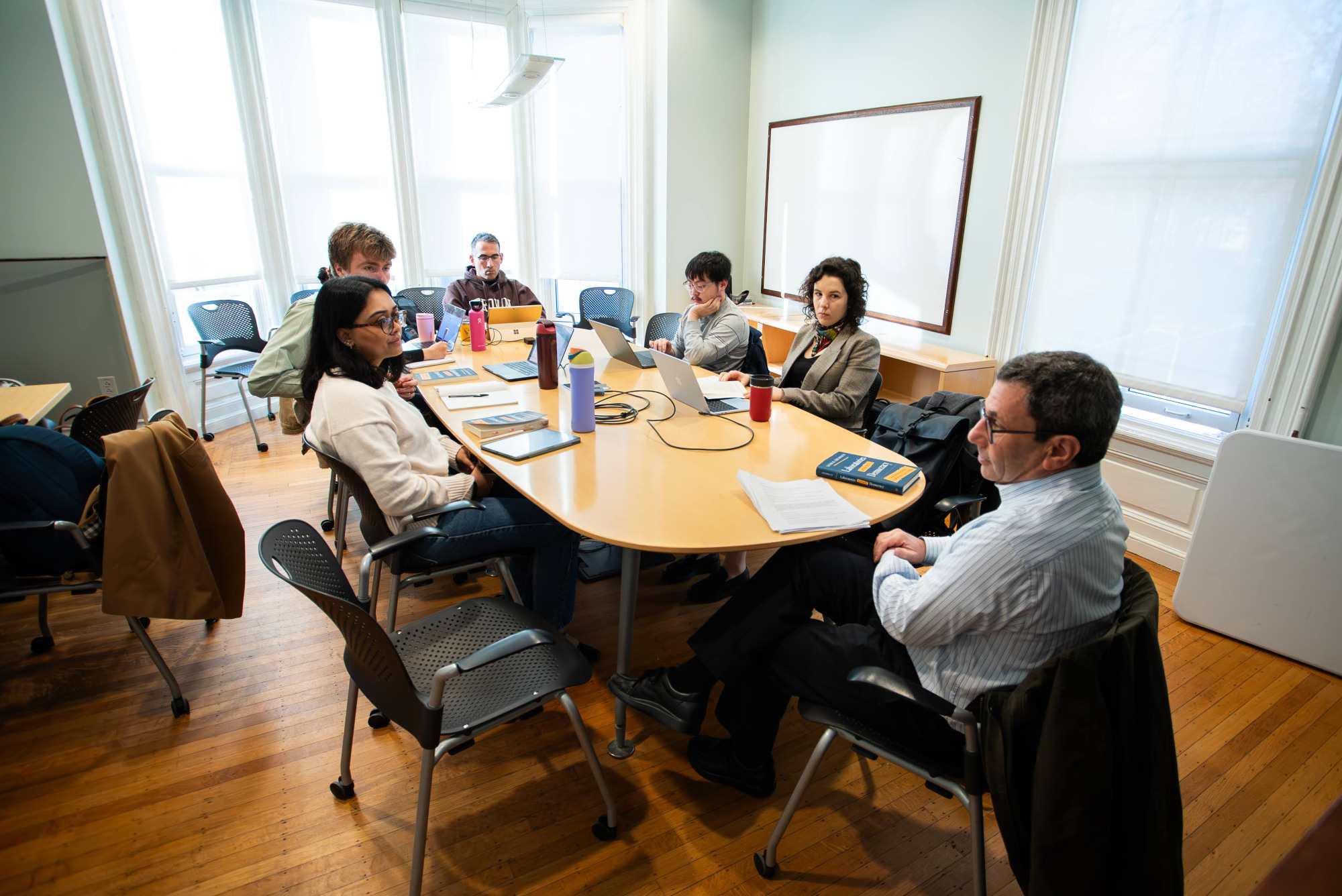 Students engaging in a discussion