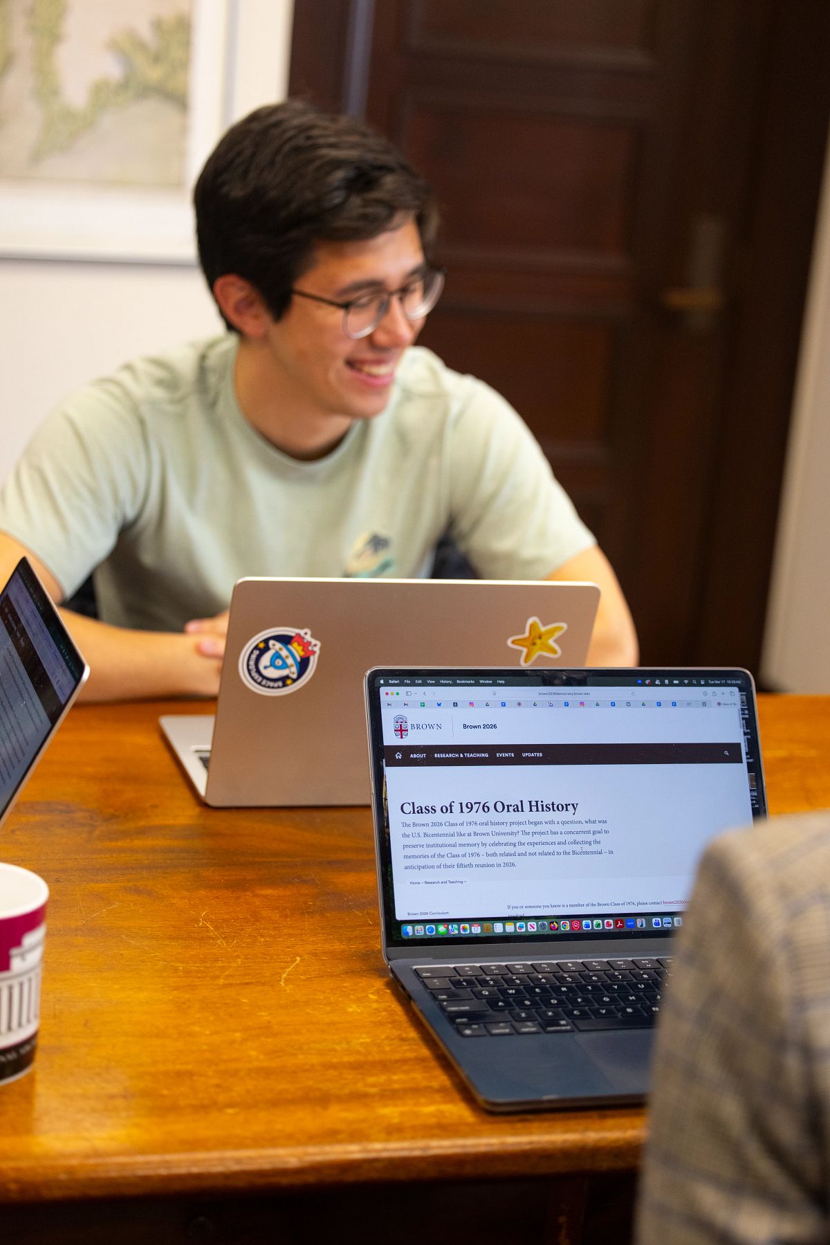 Brown student Ian Cressman 