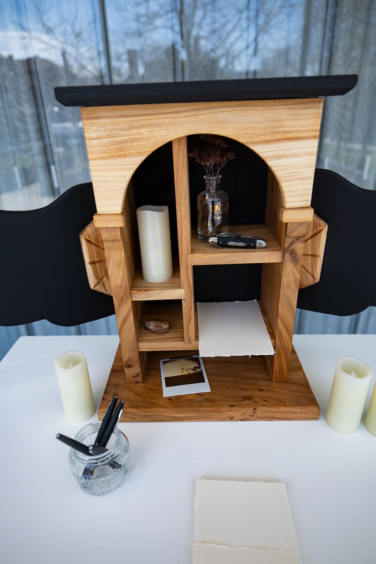 Memorial Altar made of elm wood