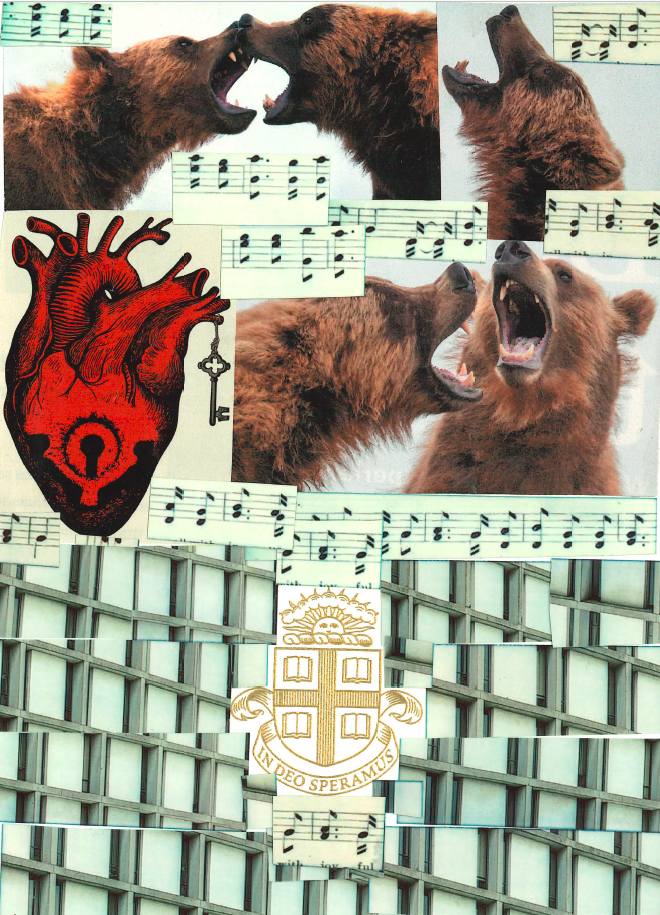 Collage depicting Brown University