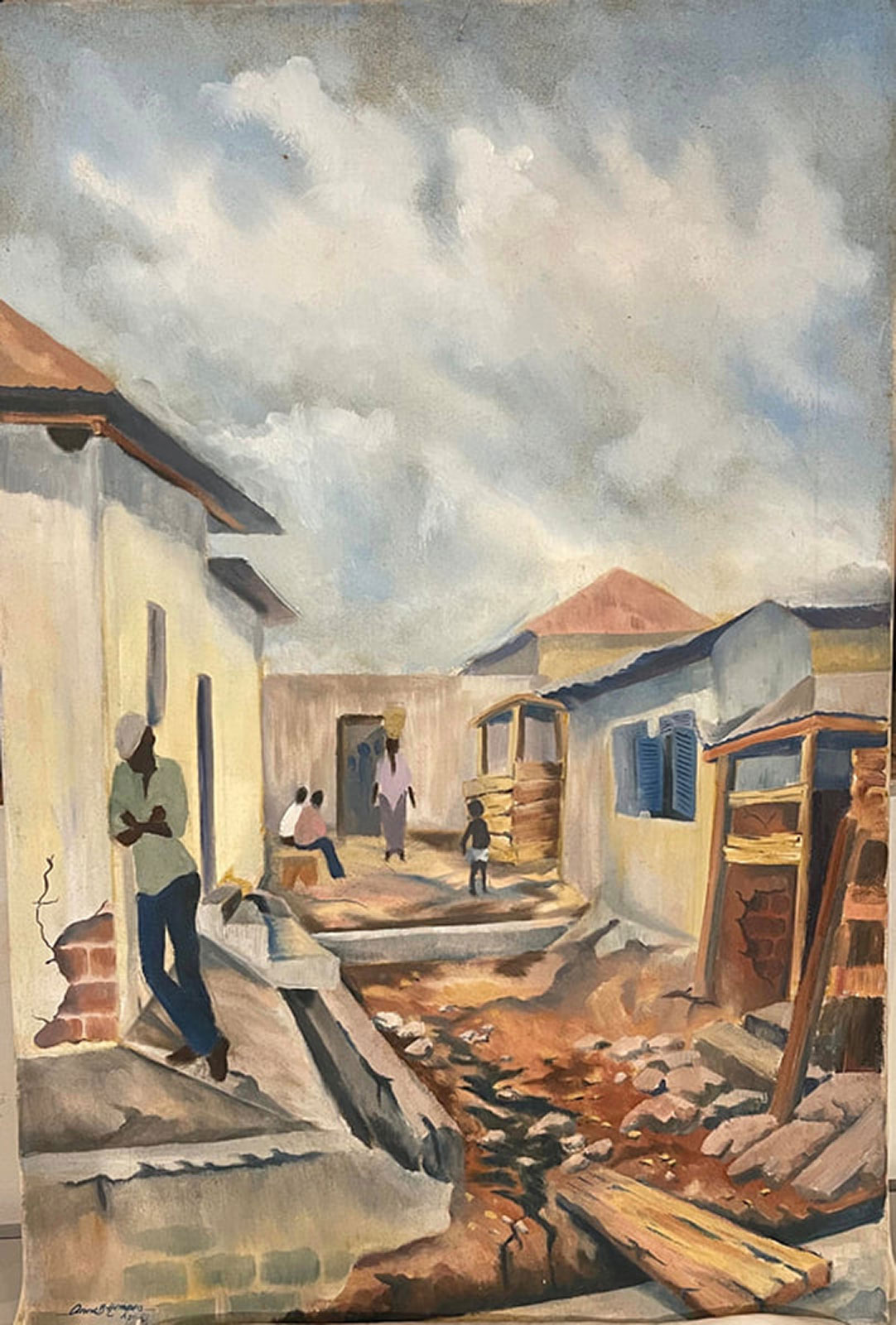 Alley at Ayigya by Anne Blankson-Hemans