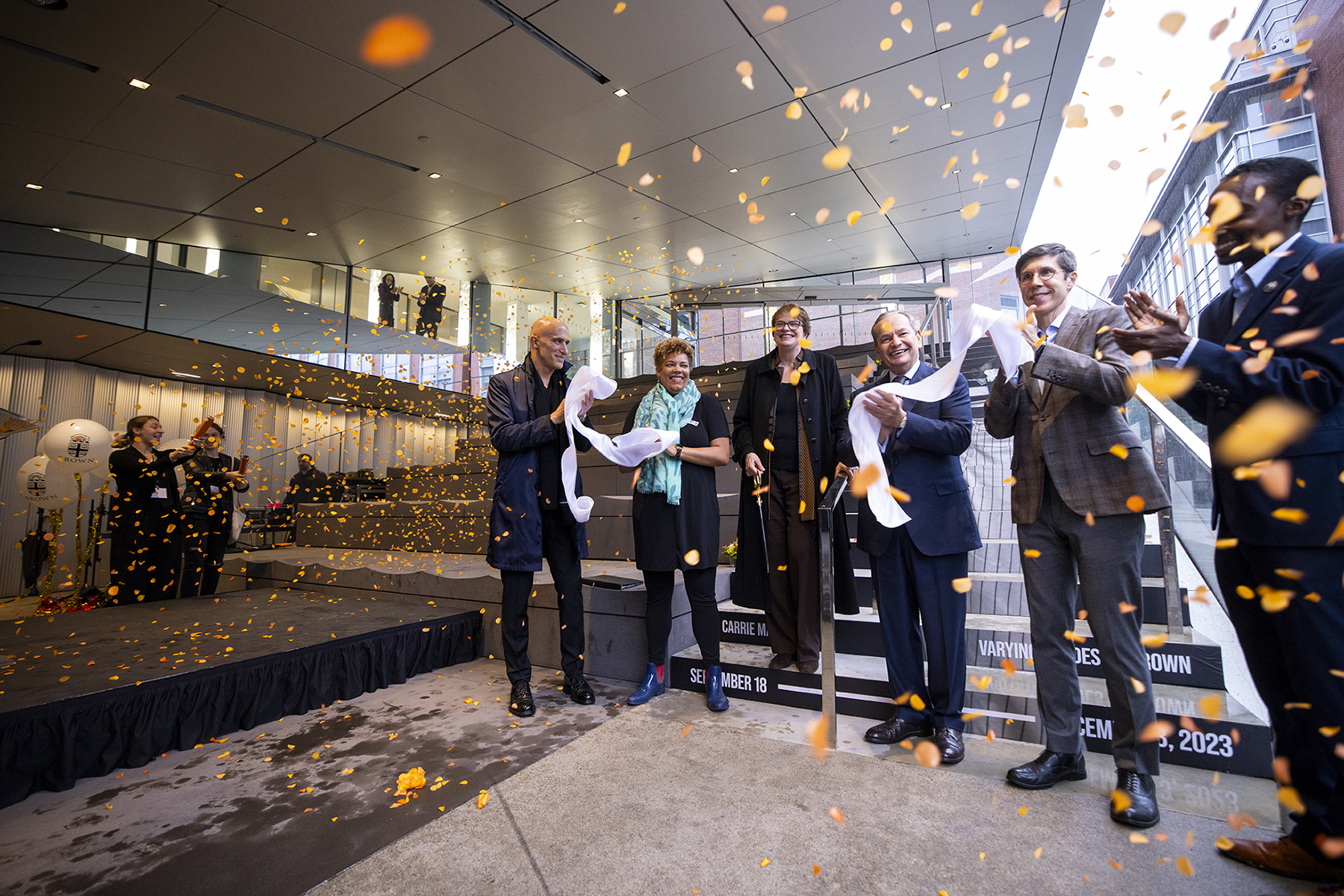 Ribbon cutting at The Lindemann