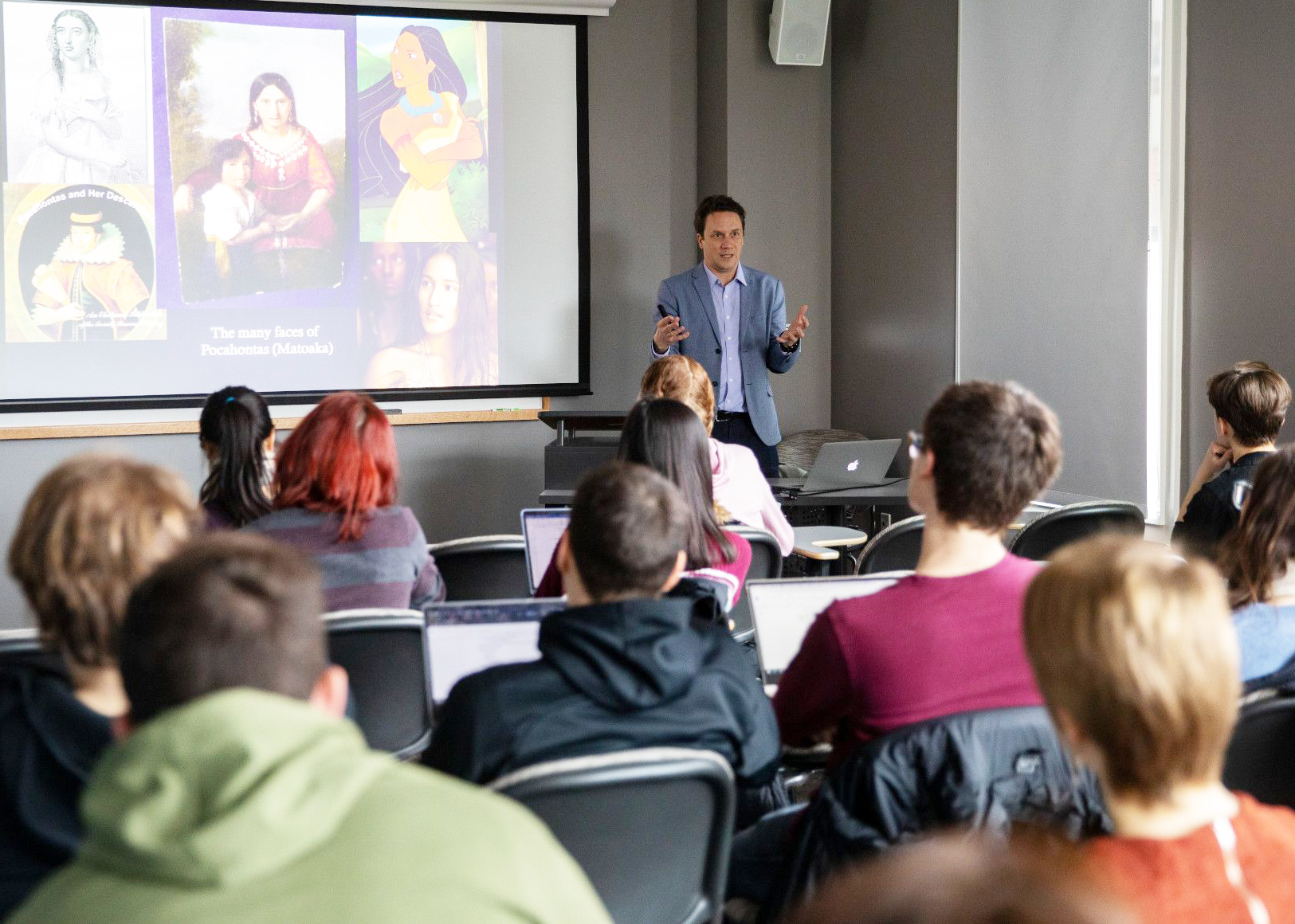 Linford Fisher teaching a class