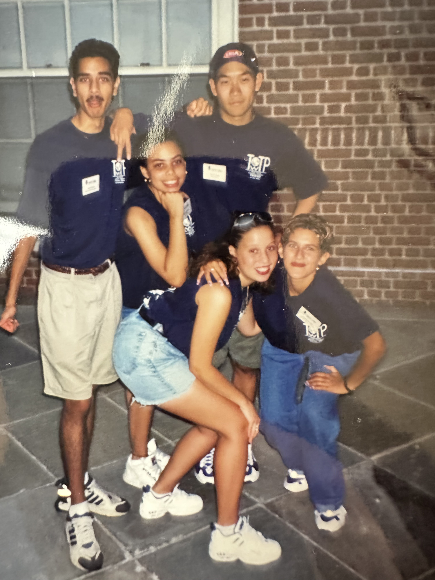 Xochitl Gonzalez and friends as an undergraduate