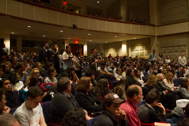 Students in DeCiccio Auditorium