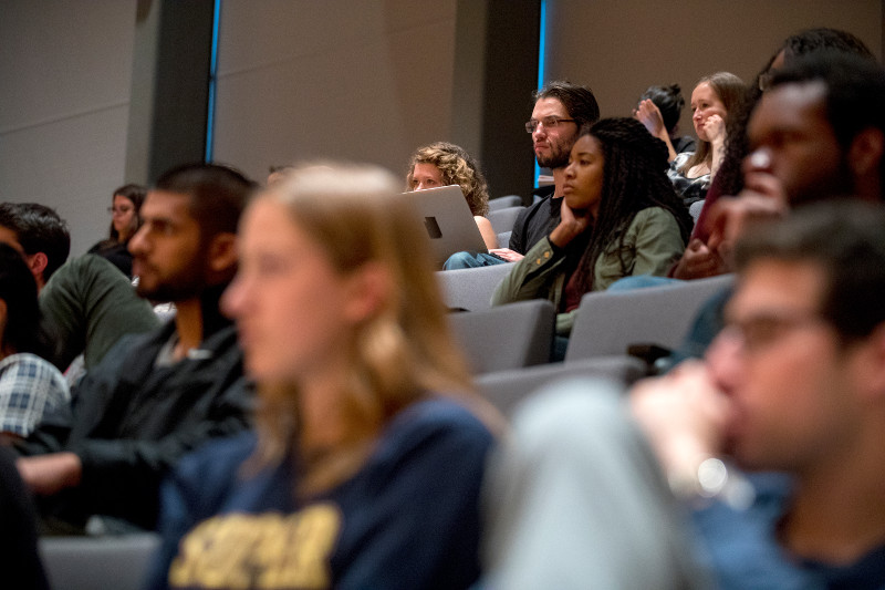 Audience at Cobb lecture