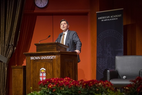 Michael Botticelli speaking at the podium