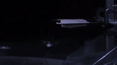 Simulated asteroid impact