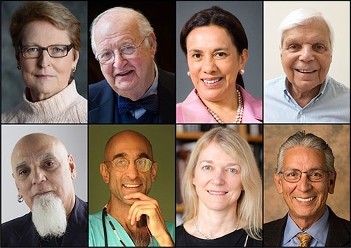 Head shots of honorary doctorate recipients