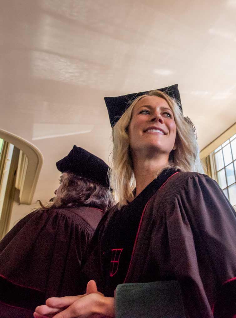 Alexa Kanbergs at Commencement