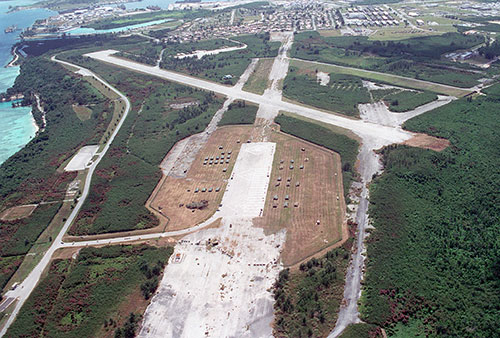 Airfield at Orote Point, Guam.