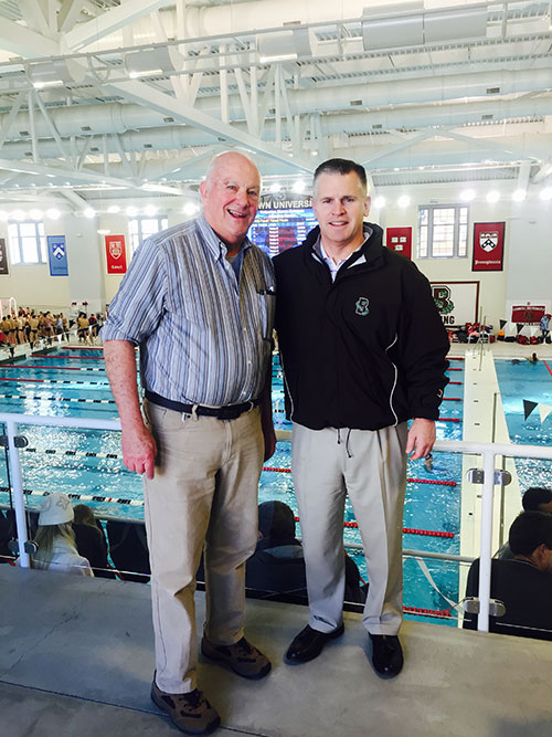Tom McMullen and Athletics Director Jack Hayes