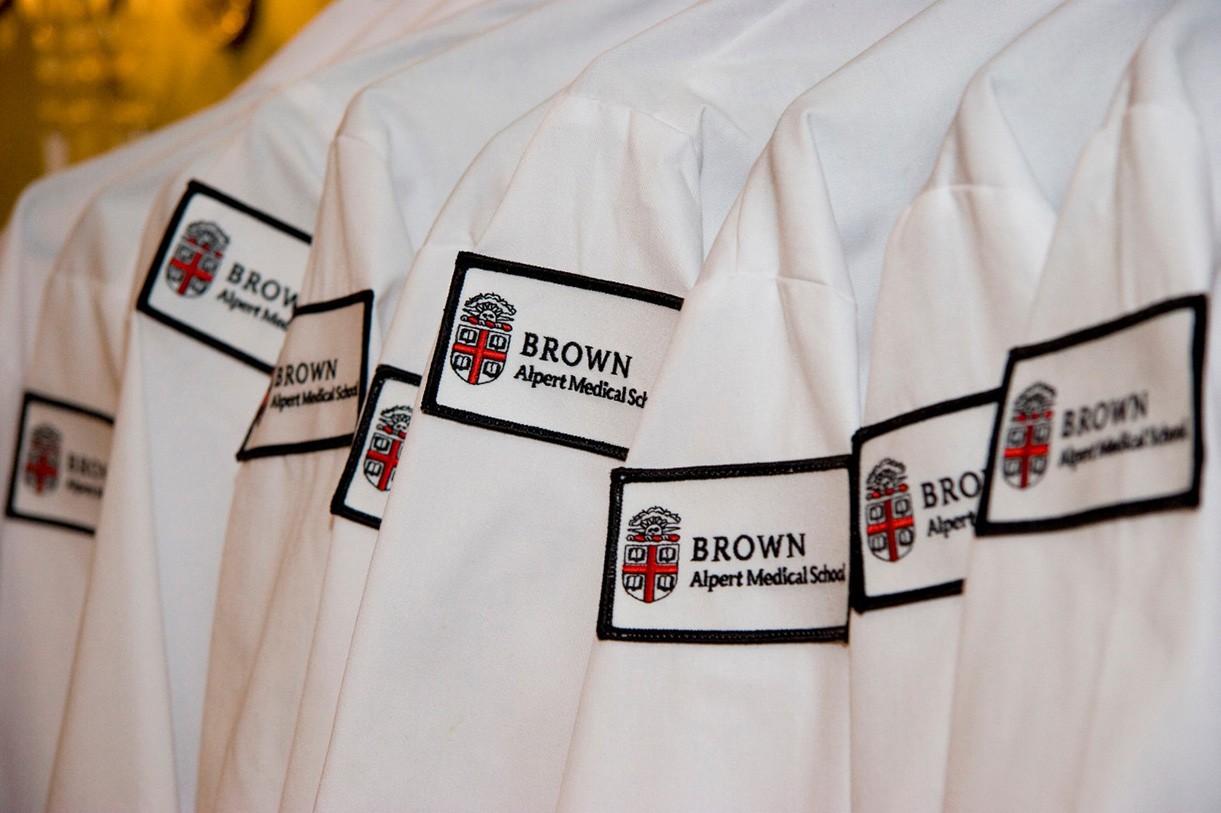 Warren Alpert Medical School white coats