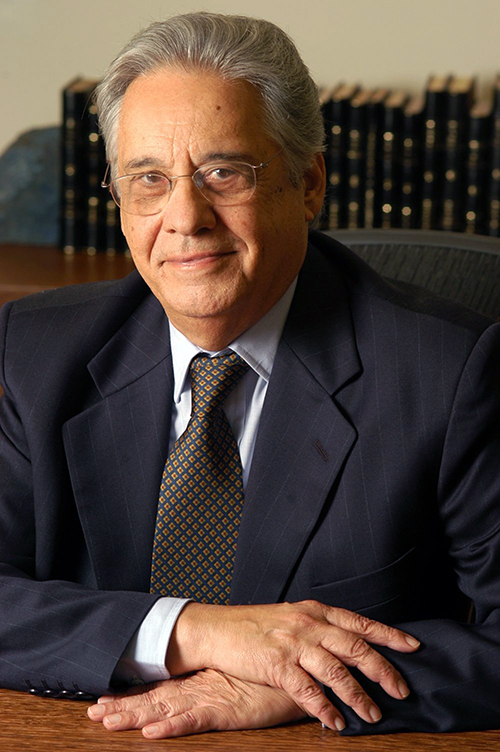 former Brazilian president Fernando Henrique Cardoso