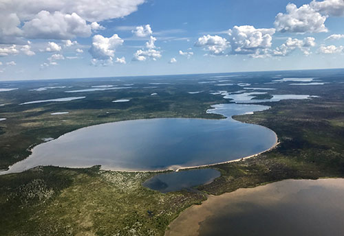 Lakes in the Canadian Shield region