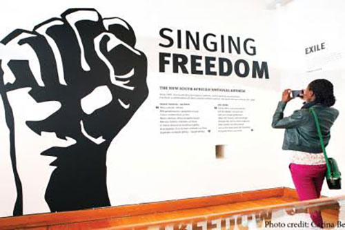 The Singing Freedom exhibition