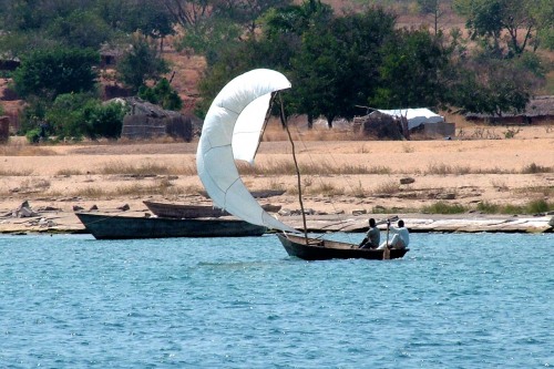 Fishing boat on Lake Tanganyika