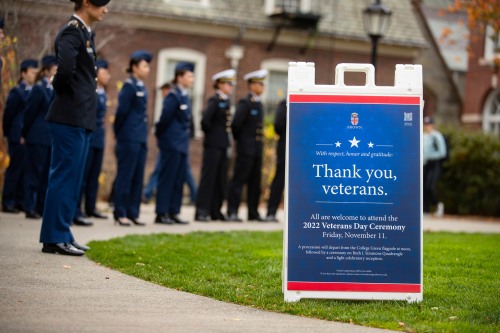 Veterans Day ceremony at Brown honors the service of veterans past, present and future - Vimarsana News