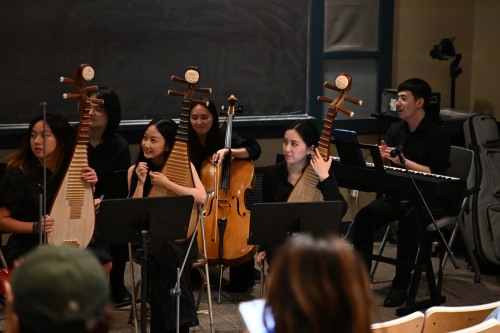 String section of bamboo ensemble