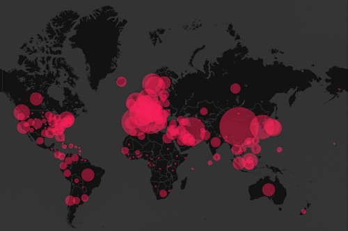 map of disease outbreaks